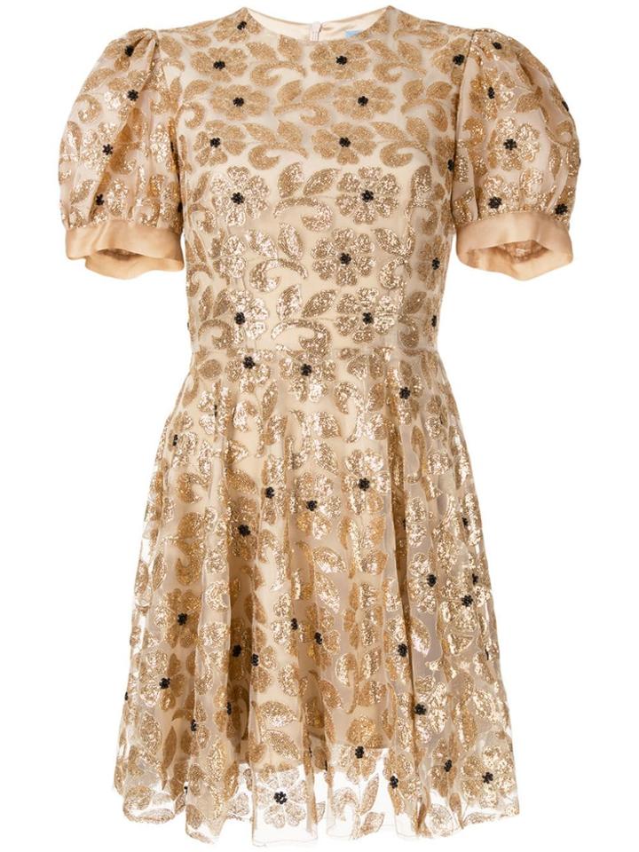Macgraw Merci Embellished Mini Dress - Gold
