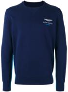 Hackett Logo Chest Embroidery Jumper - Blue