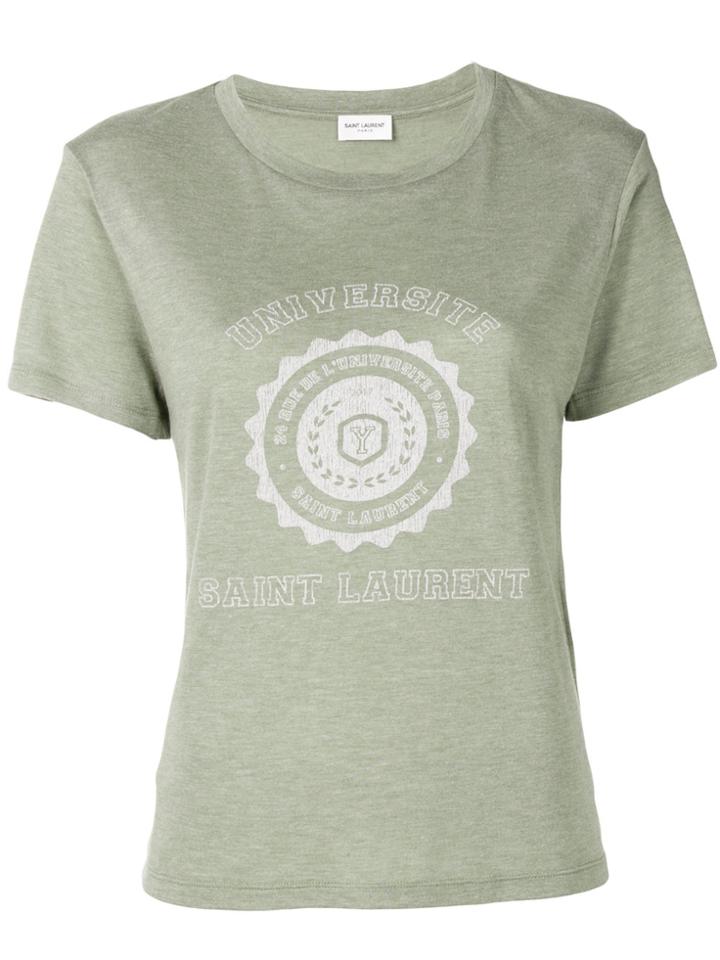 Saint Laurent Université T-shirt - Green