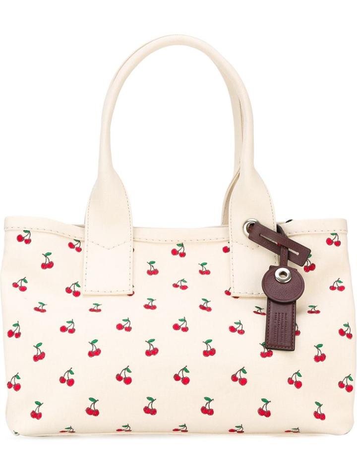 Marc By Marc Jacobs Cherry Print Canvas Tote