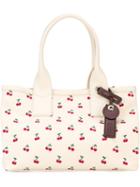 Marc By Marc Jacobs Cherry Print Canvas Tote