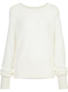Maiyet Honeycomb-knit Sweater, Women's, Size: Small, White, Cashmere