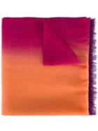 Paul Smith Gradient Scarf, Men's, Pink/purple, Cashmere