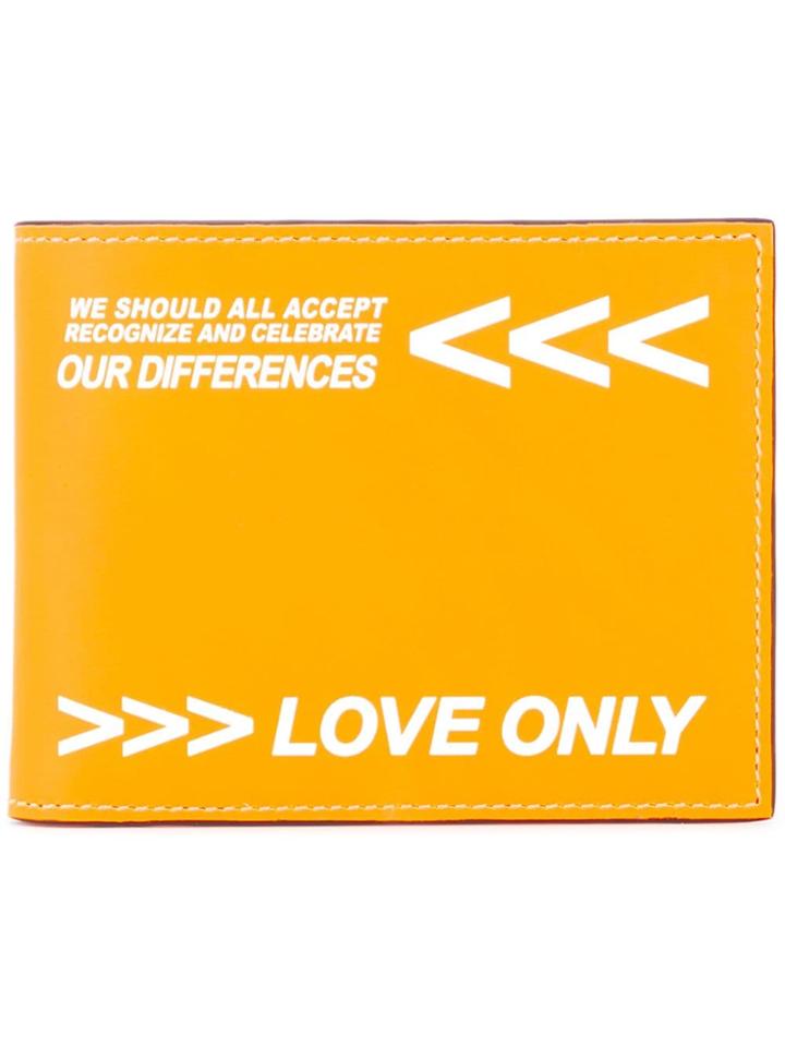 Ports V Slogan Bi-fold Wallet - Orange