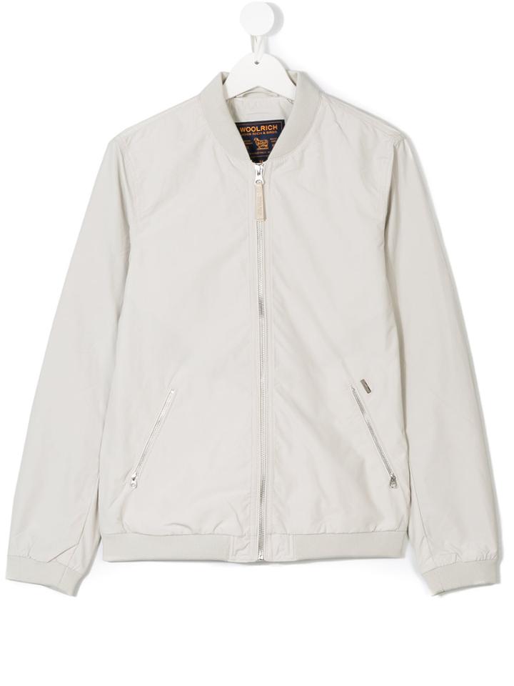 Woolrich Kids Classic Bomber Jacket - Nude & Neutrals