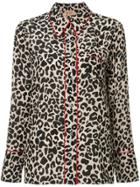 No21 Leopard Print Pyjama Shirt - Multicolour
