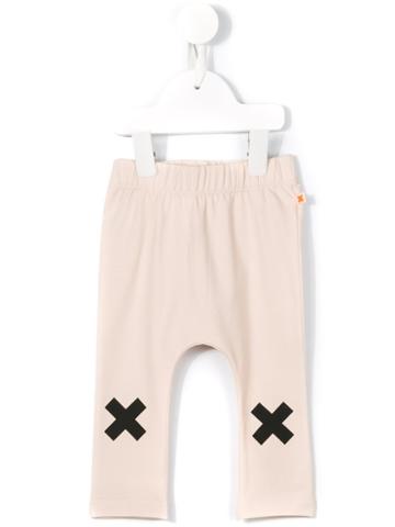 Tiny Cottons - Knee Print Leggings - Kids - Cotton/spandex/elastane - 3-6 Mth, Nude/neutrals