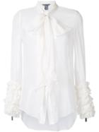 Thomas Wylde Ruffled Sleeve Top