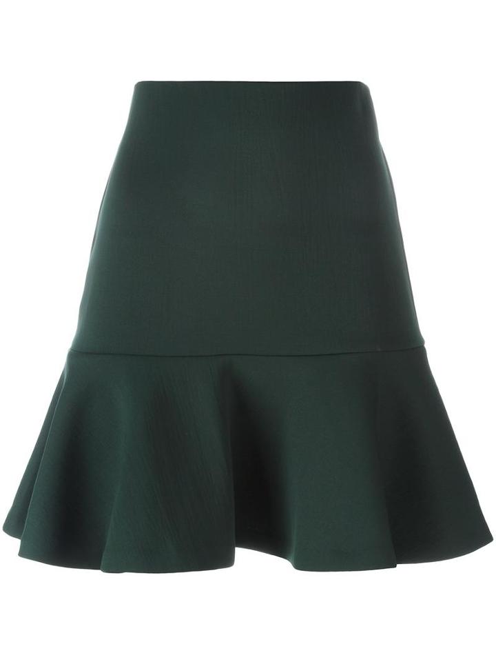 Mcq Alexander Mcqueen Peplum Mini Skirt, Women's, Size: Large, Polyamide/polyester/spandex/elastane