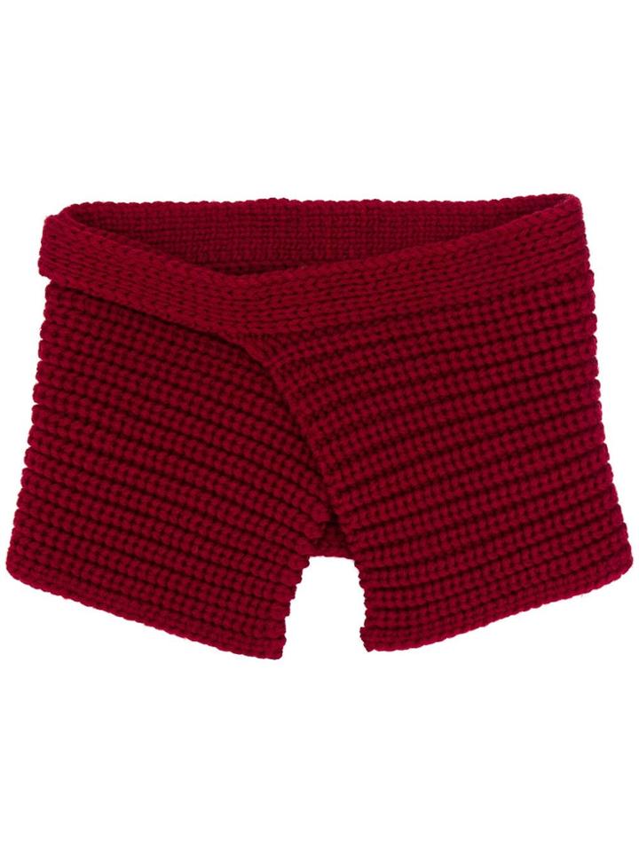 Missoni Chunky Knit Scarf - Red