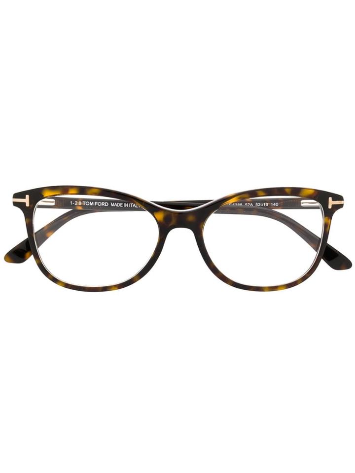 Tom Ford Eyewear Havana Glasses - Brown