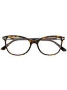 Tom Ford Eyewear Havana Glasses - Brown