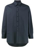 Raf Simons Navy Oversized Shirt - Blue