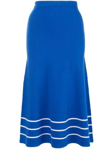 Joostricot Knitted Midi Skirt - Blue