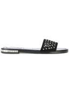 Jimmy Choo Star Flip Flops - Black