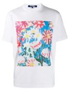 Junya Watanabe Floral Print T-shirt - White