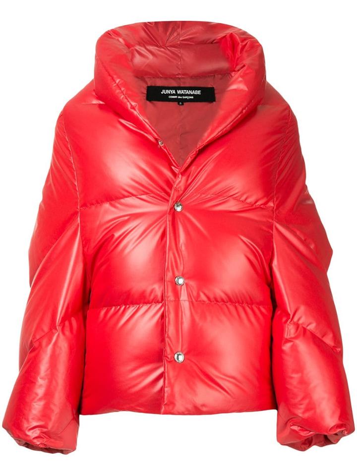 Junya Watanabe Comme Des Garçons Vintage Cocoon Padded Jacket - Red