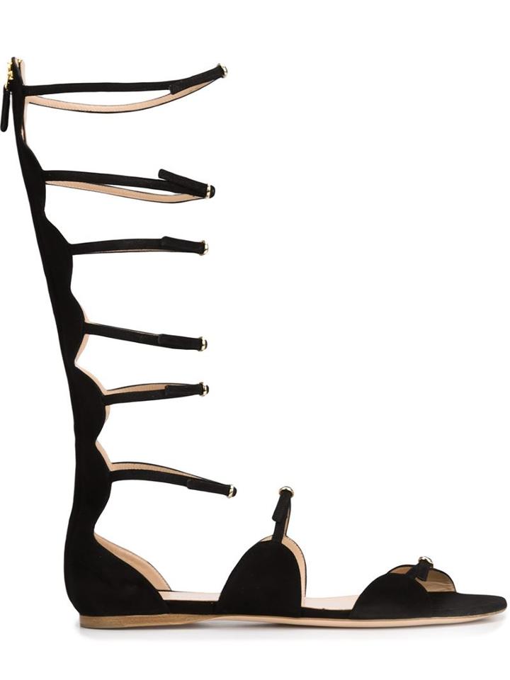Giambattista Valli Buckled Gladiator Sandals