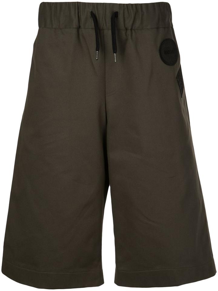 Yang Li Drawstring Waist Shorts - Green