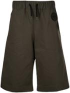 Yang Li Drawstring Waist Shorts - Green