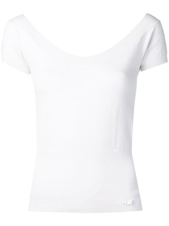 Temperley London Melody Knit Top - White