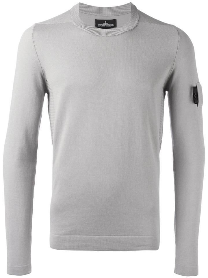 Stone Island Shadow Project Arm Detail Jumper, Men's, Size: Xl, Nude/neutrals, Cotton