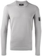 Stone Island Shadow Project Arm Detail Jumper, Men's, Size: Xl, Nude/neutrals, Cotton