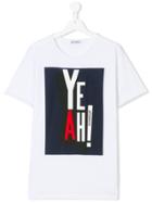 Dondup Kids Yeah Print T-shirt - White