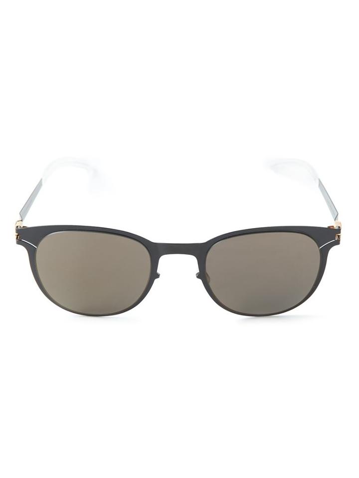 Mykita 'truman' Sunglasses, Adult Unisex, Black, Steel