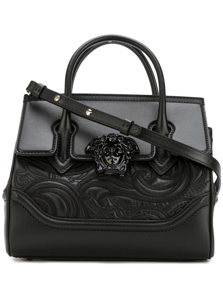 Versace - Palazzo Empire Shoulder Bag - Women - Calf Leather - One Size, Black, Calf Leather