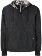 Versace Jeans Reversible Hooded Jacket - Black