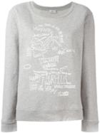 Closed Doodle Print Sweatshirt, Women's, Size: Xs, Grey, Cotton