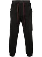 Ziggy Chen Drawstring Waist Track Pants - Black