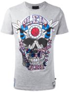 Philipp Plein Cadet Print T-shirt, Men's, Size: Large, Grey, Cotton