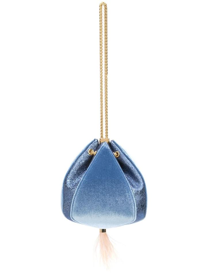 The Volon Panelled Purse Shoulder Bag - Blue