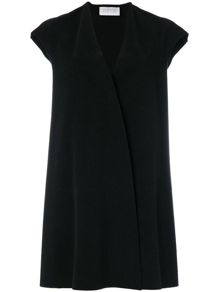 Harris Wharf London V-neck Waistcoat - Black