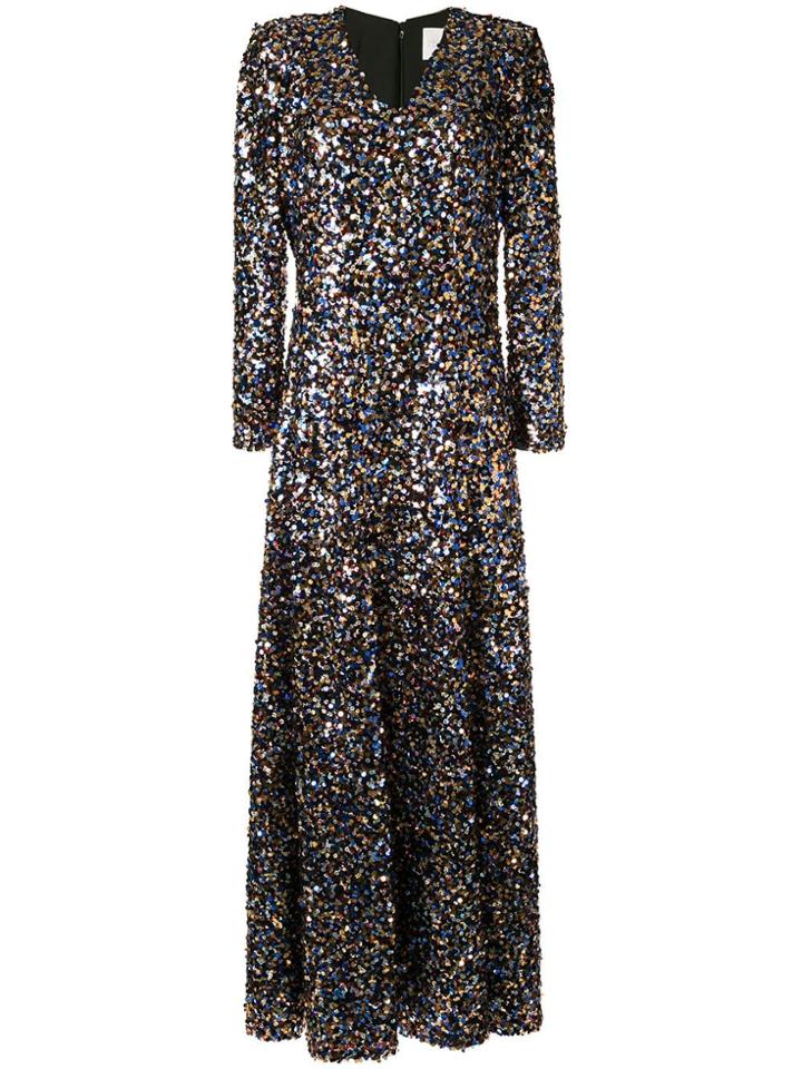 Ingie Paris Sequin Long Dress - Multicolour