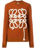 Loewe Logo Rope Sweatshirt - Brown