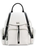 Michael Michael Kors Contrast Trim Backpack - White