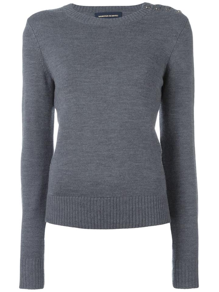 Vanessa Seward 'cora' Pullover, Women's, Size: 36, Grey, Merino