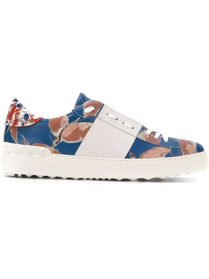 Valentino Garavani 'open' Printed Sneakers