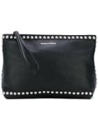 Dsquared2 - Studded Clutch - Women - Calf Leather/metal - One Size, Black, Calf Leather/metal