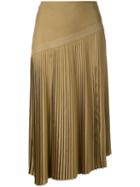 Nehera Pleated Skirt, Women's, Size: 36, Brown, Polyester/cupro