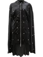 Koché Embellished Swarovski Crystal Jacket - Black
