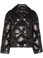 Balmain Double Breasted Puffer Jacket - Black
