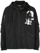 Undercover Printed Hooded Jacket - Black