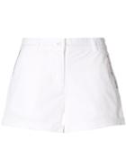 Ea7 Emporio Armani Logo Print Shorts - White