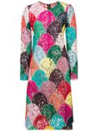 Dolce & Gabbana Lace Patchwork Dress - Multicolour
