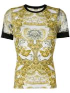 Versace Printed T-shirt - Yellow & Orange