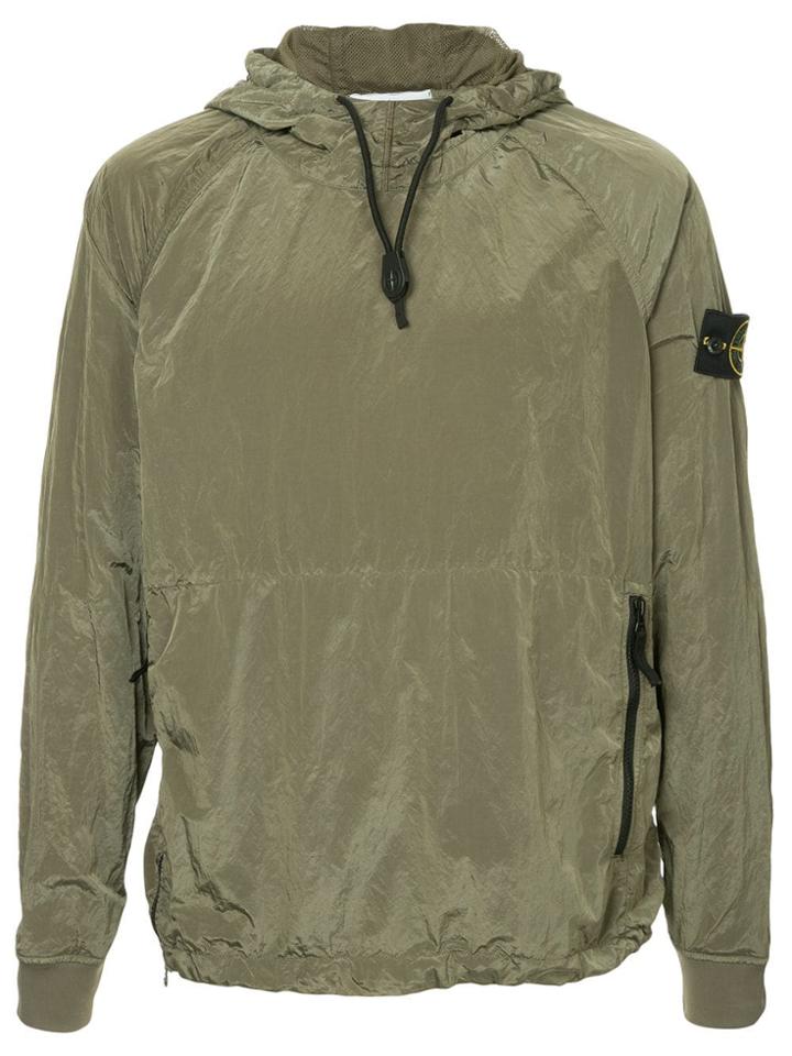 Stone Island Nylon Metal Hoodie - Green